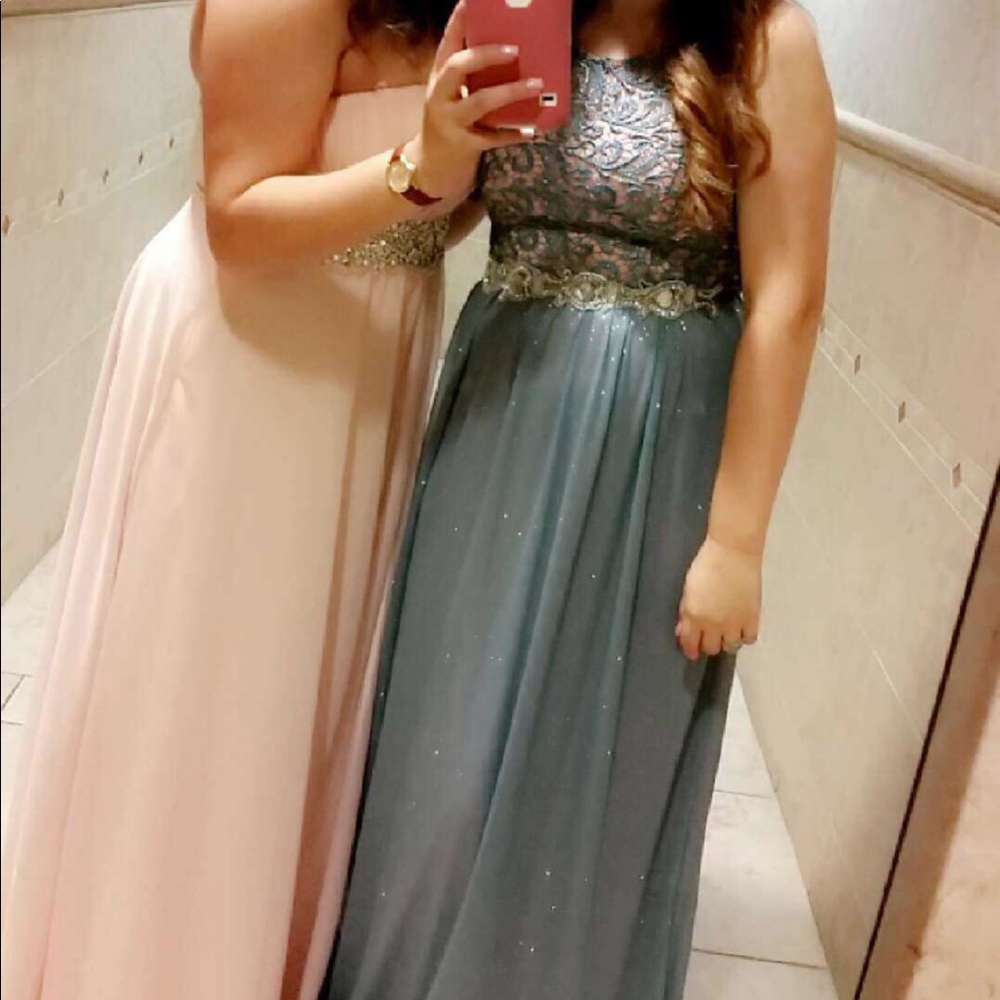 💕Floor length prom gown